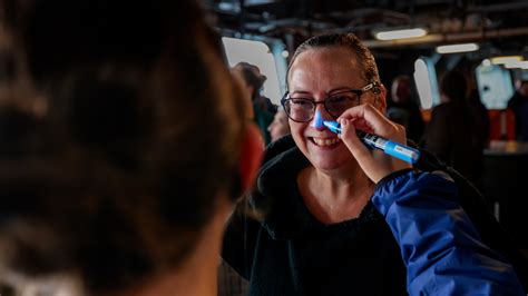 royal blue nose ceremony.